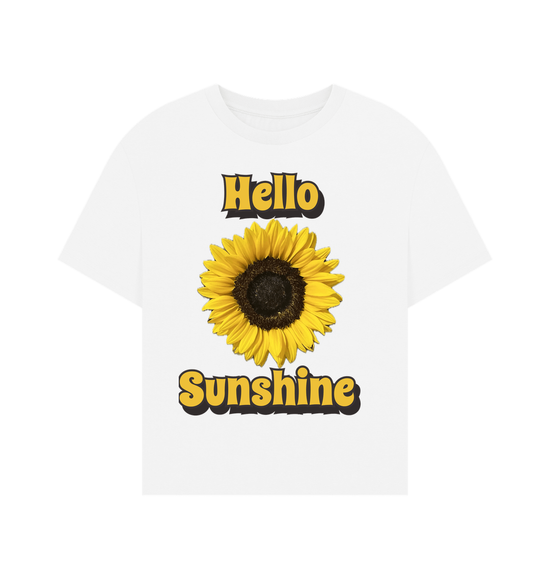 White Hello Sunshine Women